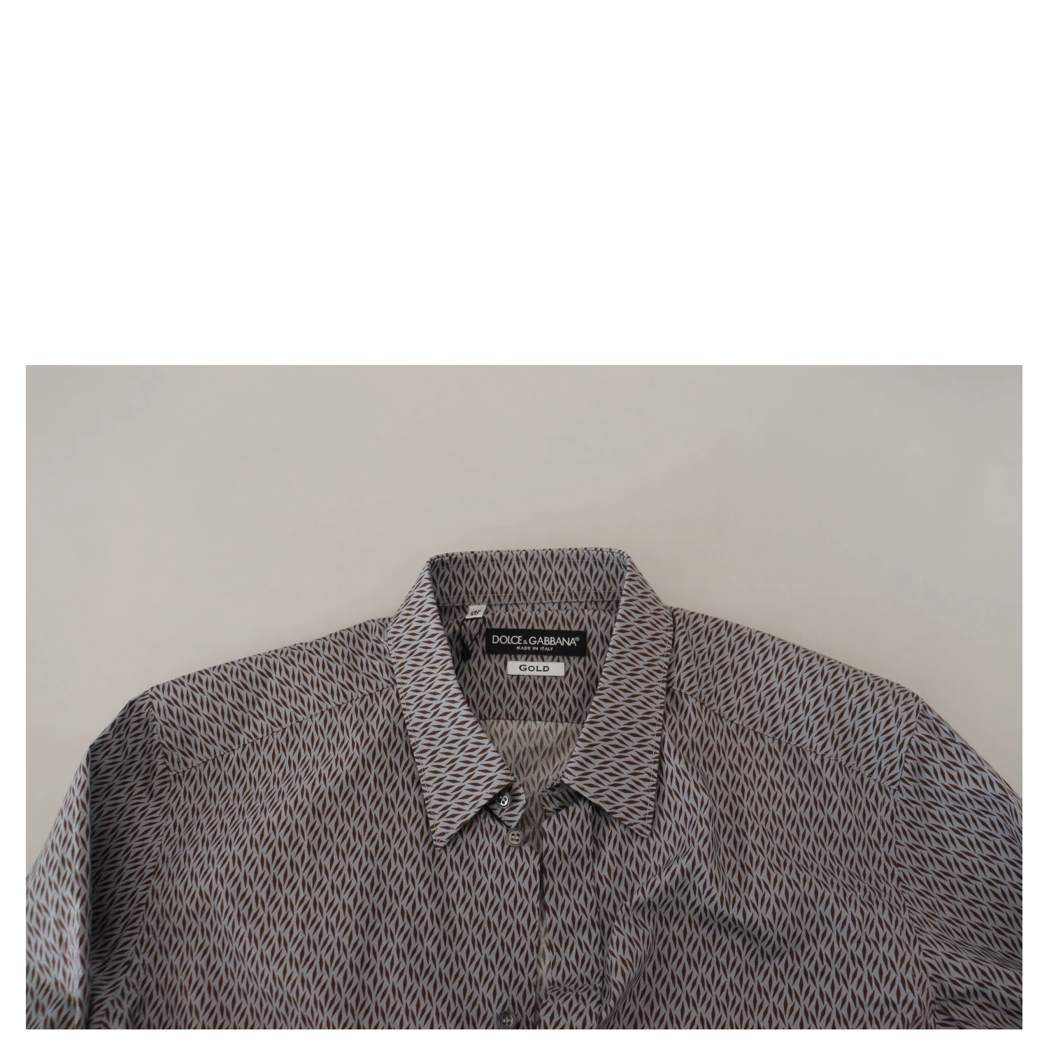 Gray Brown GOLD Slim Fit Dress Formal Shirt
