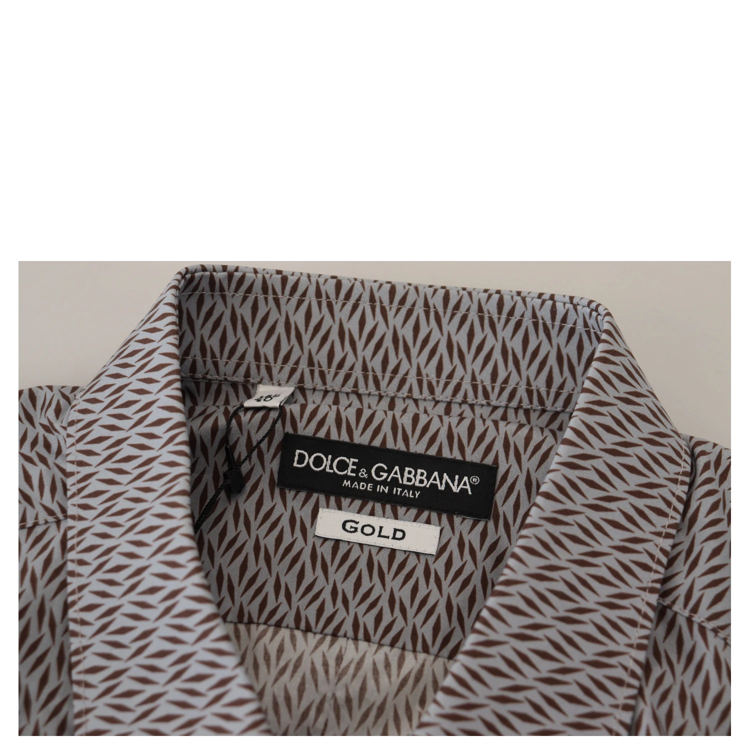 Gray Brown GOLD Slim Fit Dress Formal Shirt
