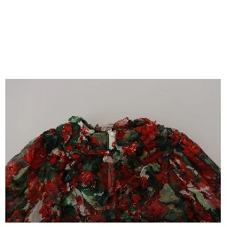 Multicolor Geranium A-line Knee Length Dress