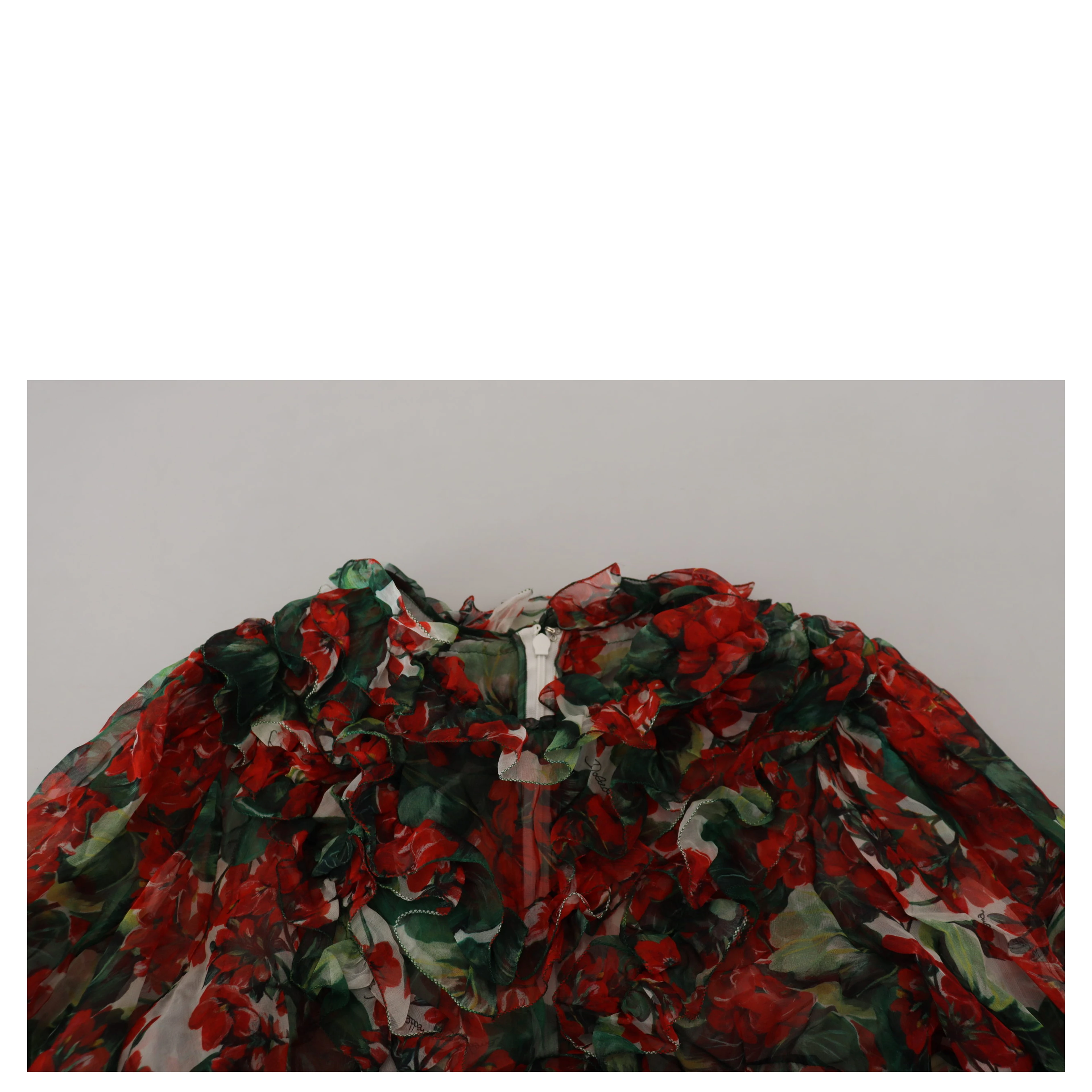Multicolor Geranium A-line Knee Length Dress