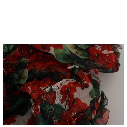 Multicolor Geranium A-line Knee Length Dress