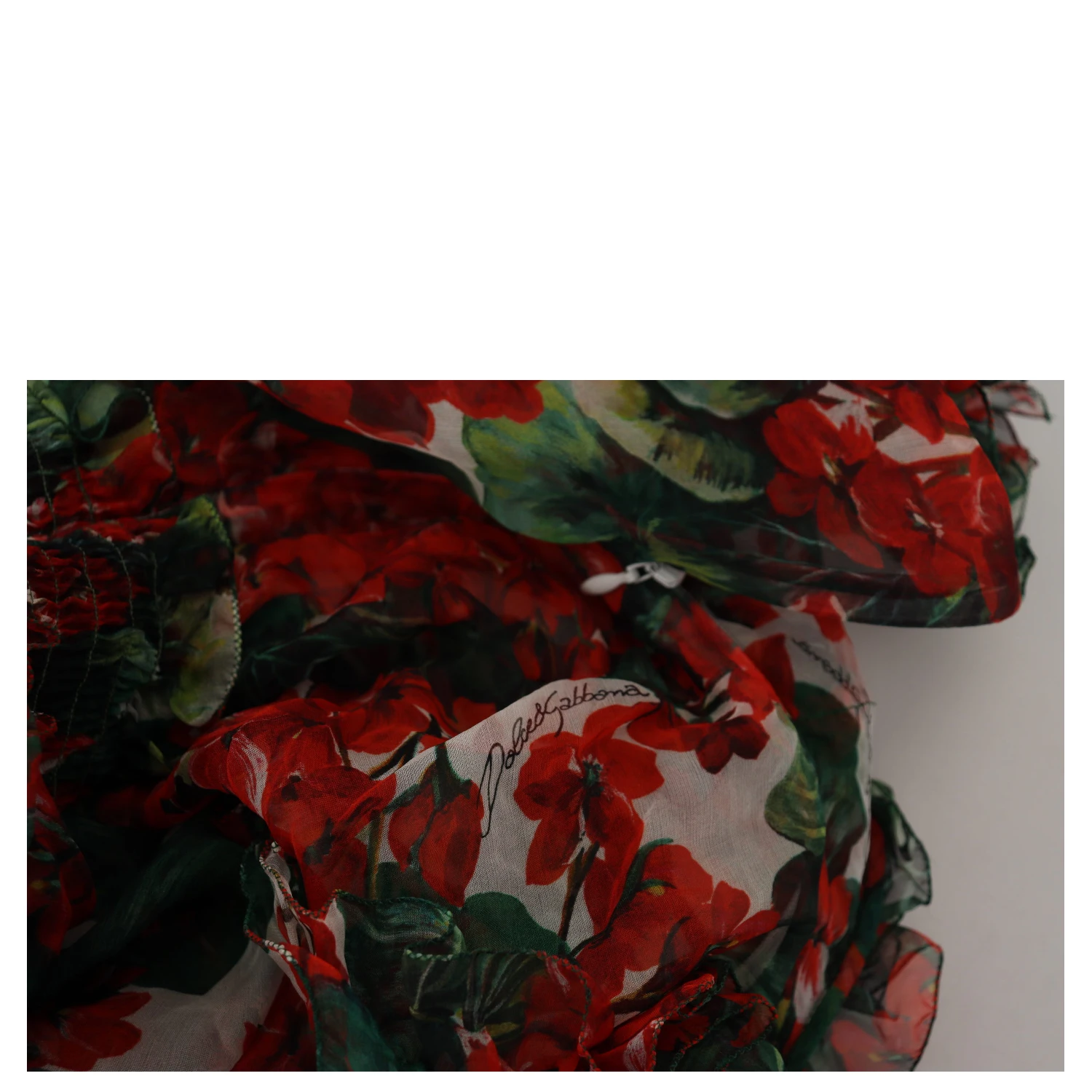 Multicolor Geranium A-line Knee Length Dress
