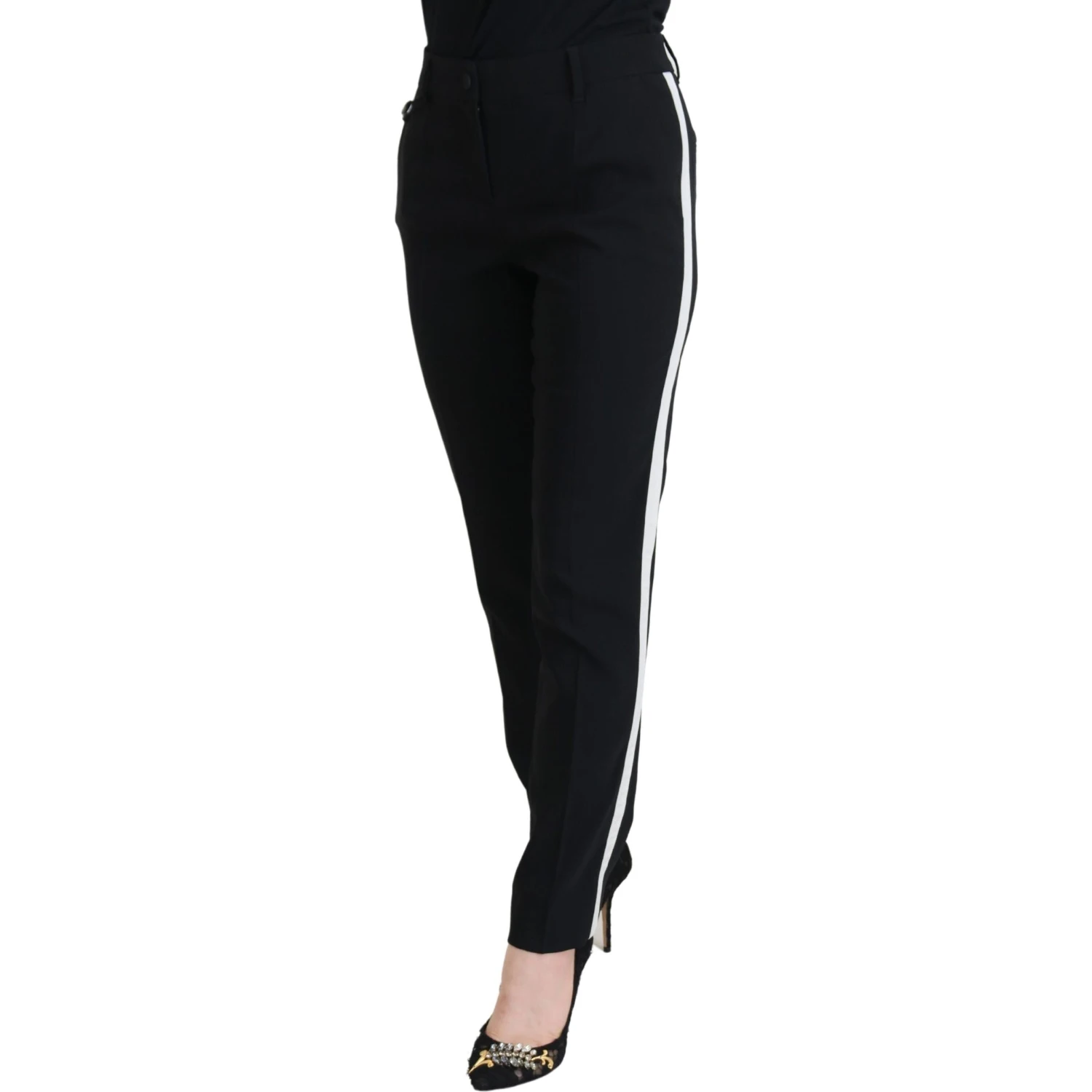 Black High Waist Women Pants