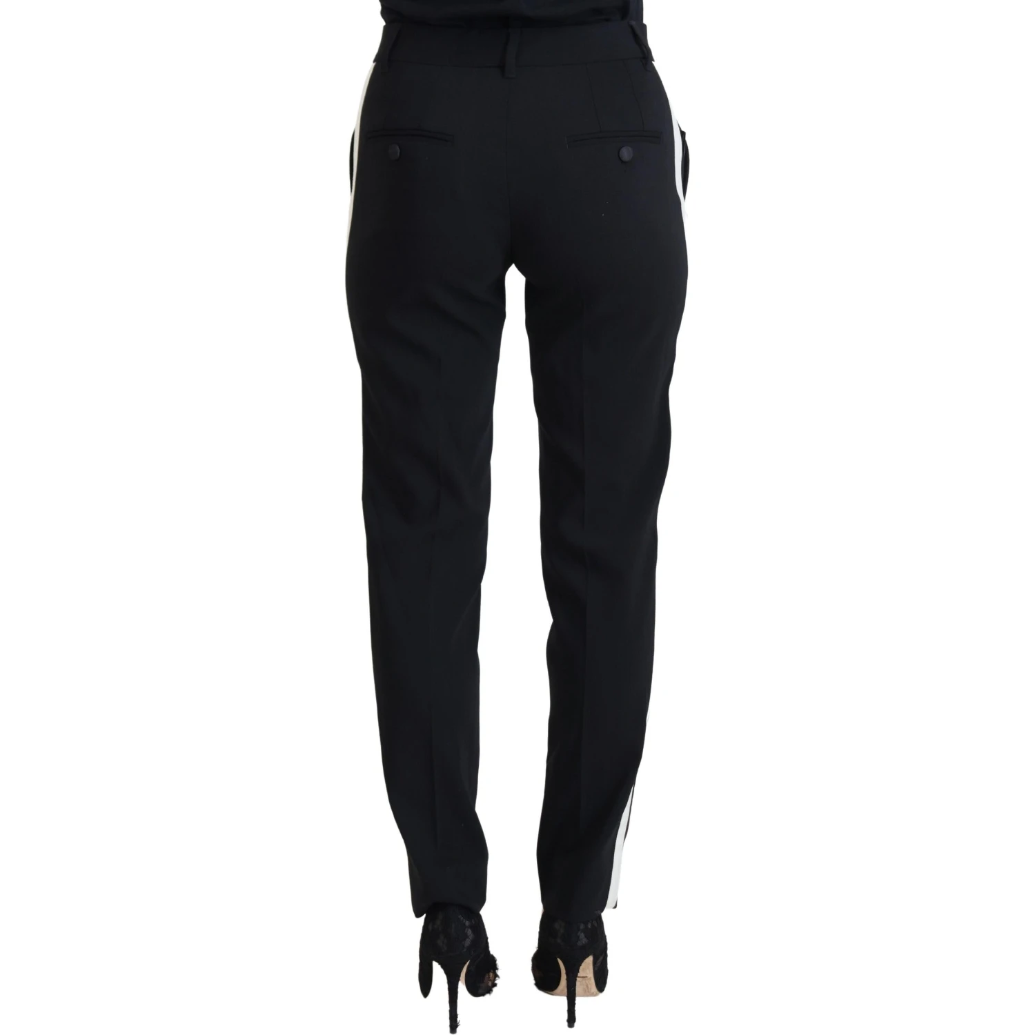 Black High Waist Women Pants