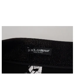 Black Washed Cotton Skinny Denim Jeans