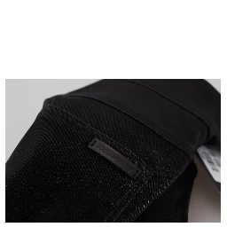 Black Washed Cotton Skinny Denim Jeans