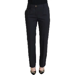 Grey Women Formal Tapered Pants