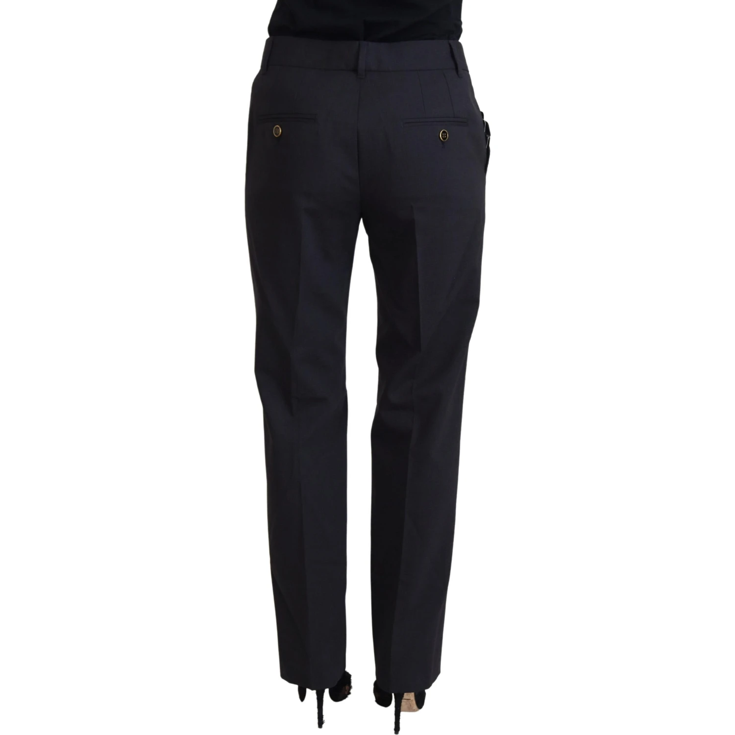 Grey Women Formal Tapered Pants