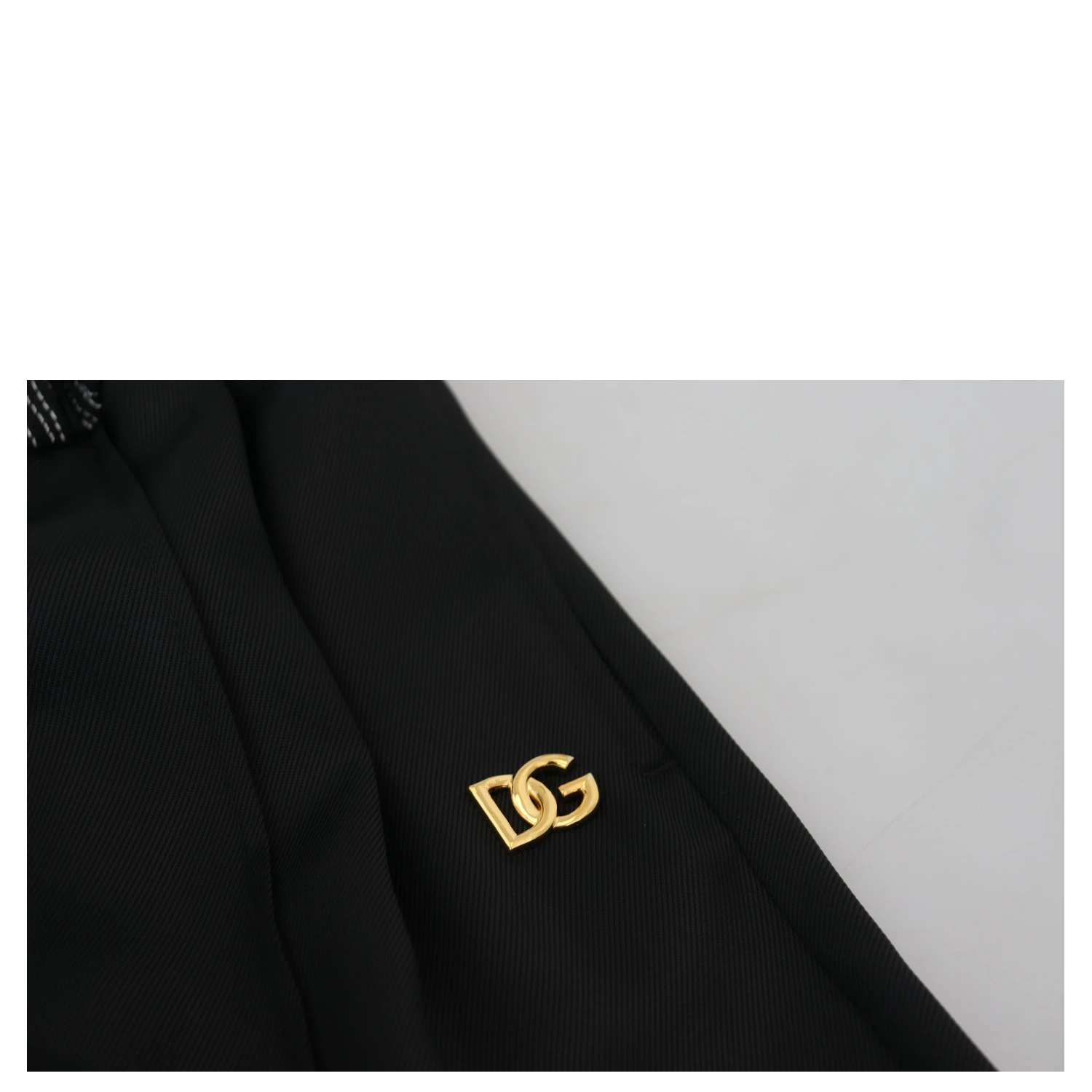 Black Straight Fit Cotton Pants