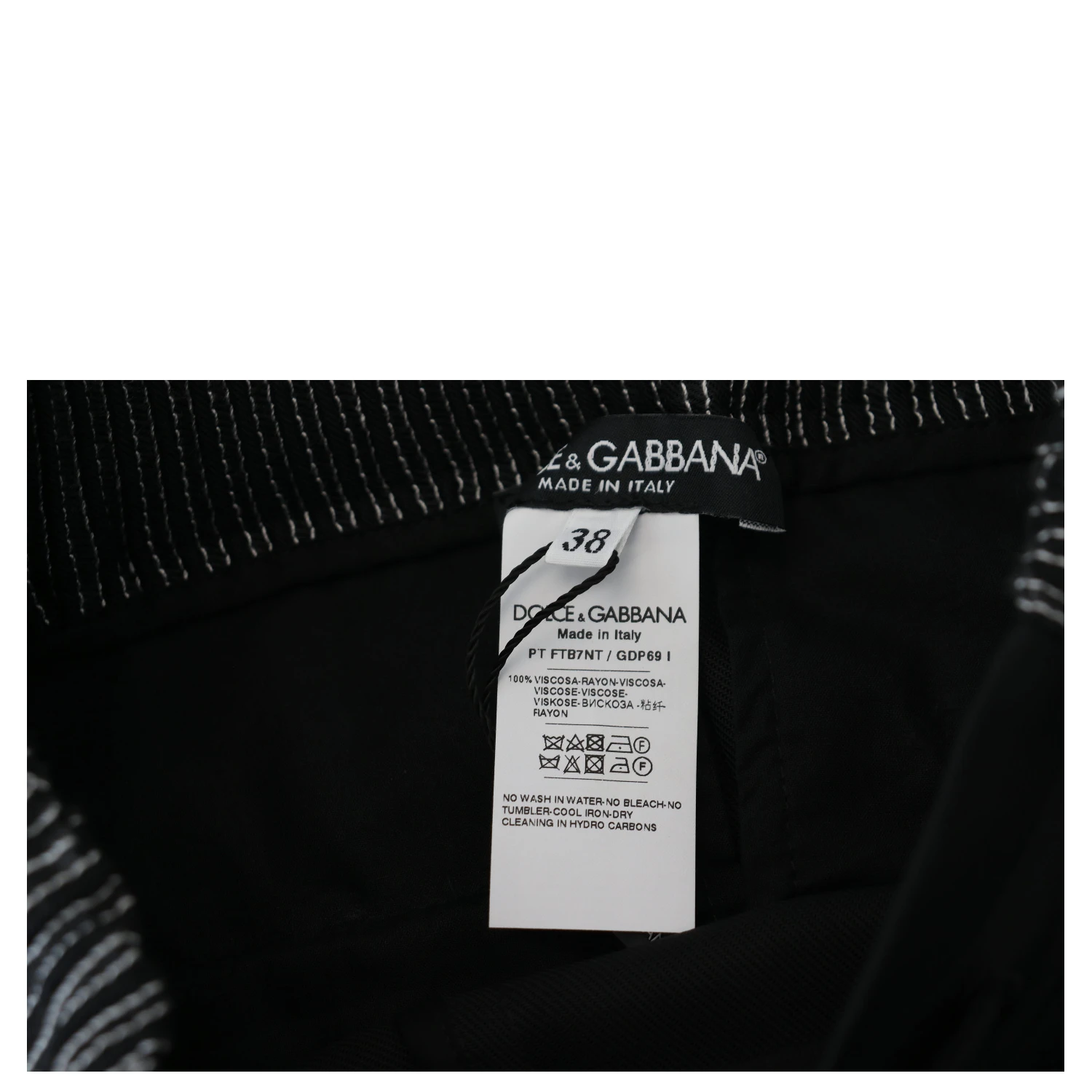 Black Straight Fit Cotton Pants