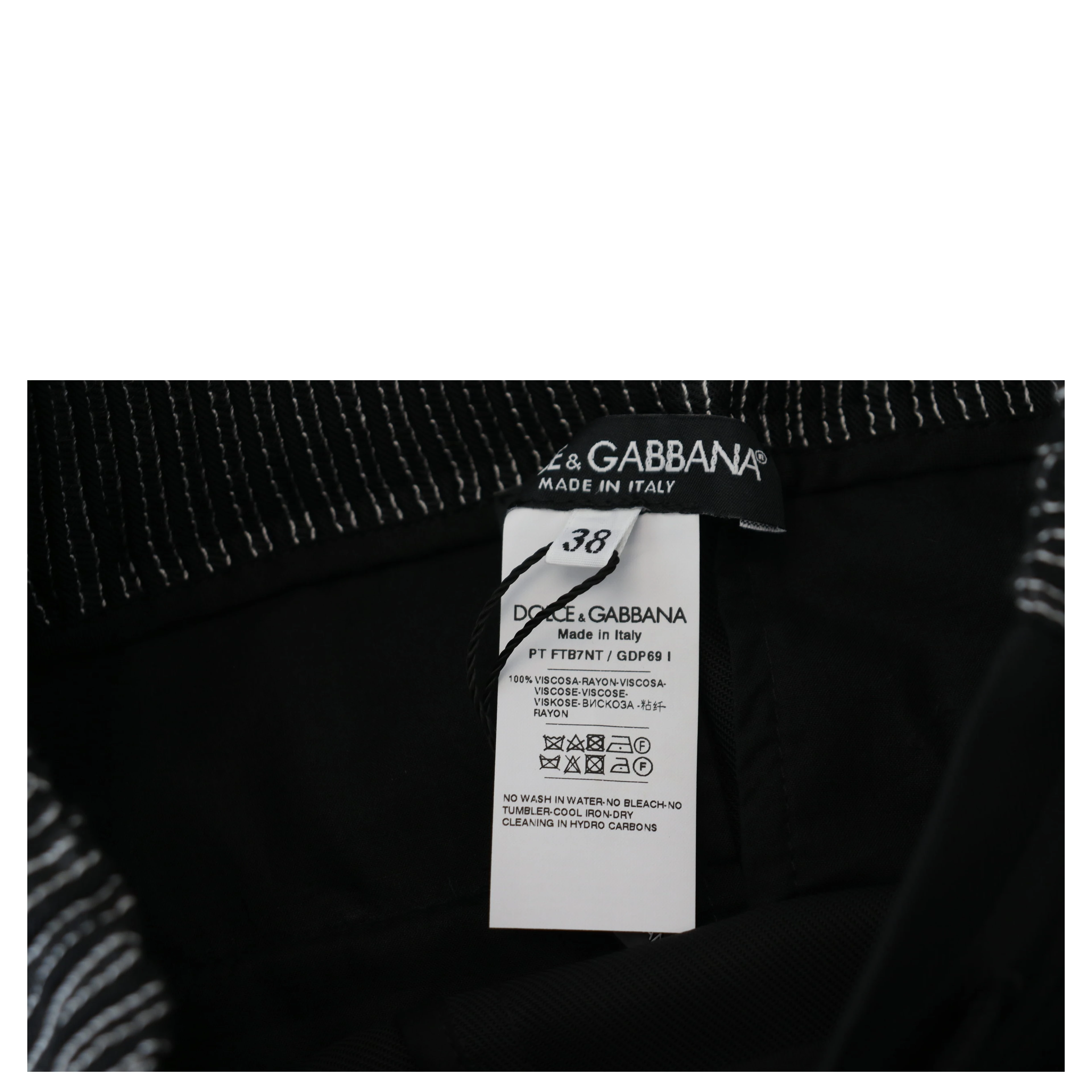 Black Straight Fit Cotton Pants