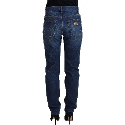 Black Floral Lace Front Skinny Denim Jeans