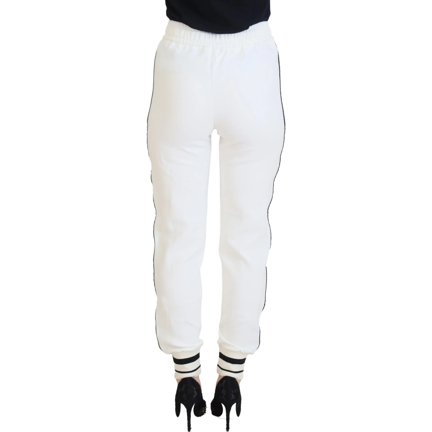 White DG Logo Sweatpants Pants