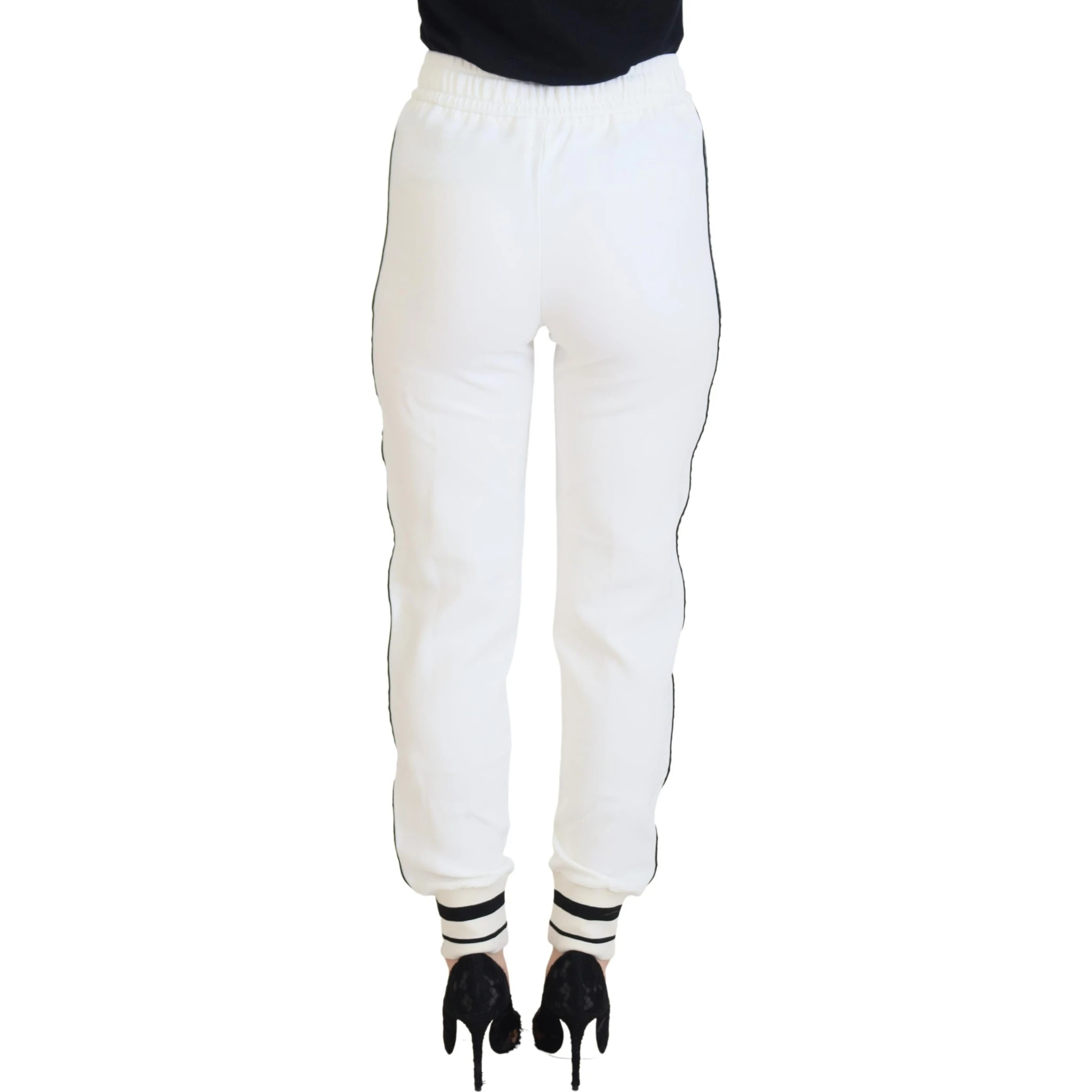 White DG Logo Sweatpants Pants