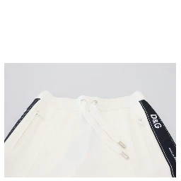 White DG Logo Sweatpants Pants