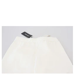White DG Logo Sweatpants Pants