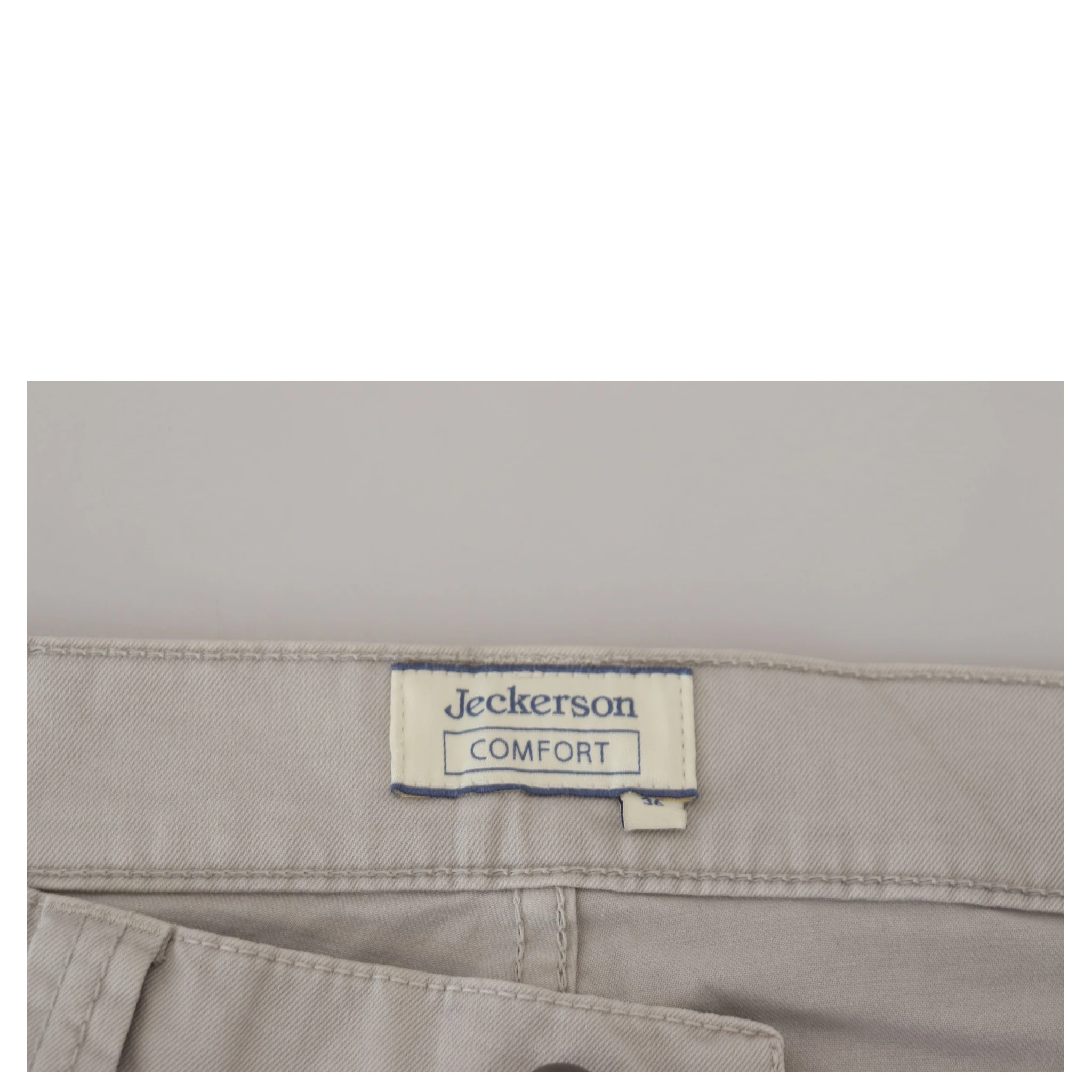 Gray Cotton Tapered Men Casual Pants