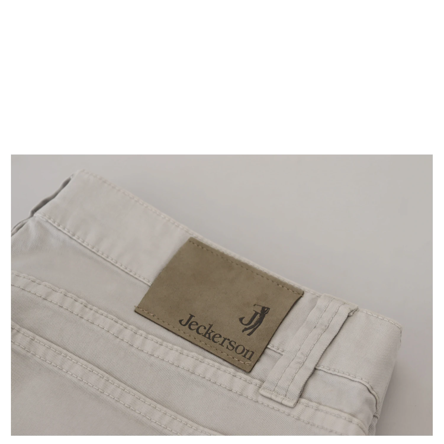Gray Cotton Tapered Men Casual Pants