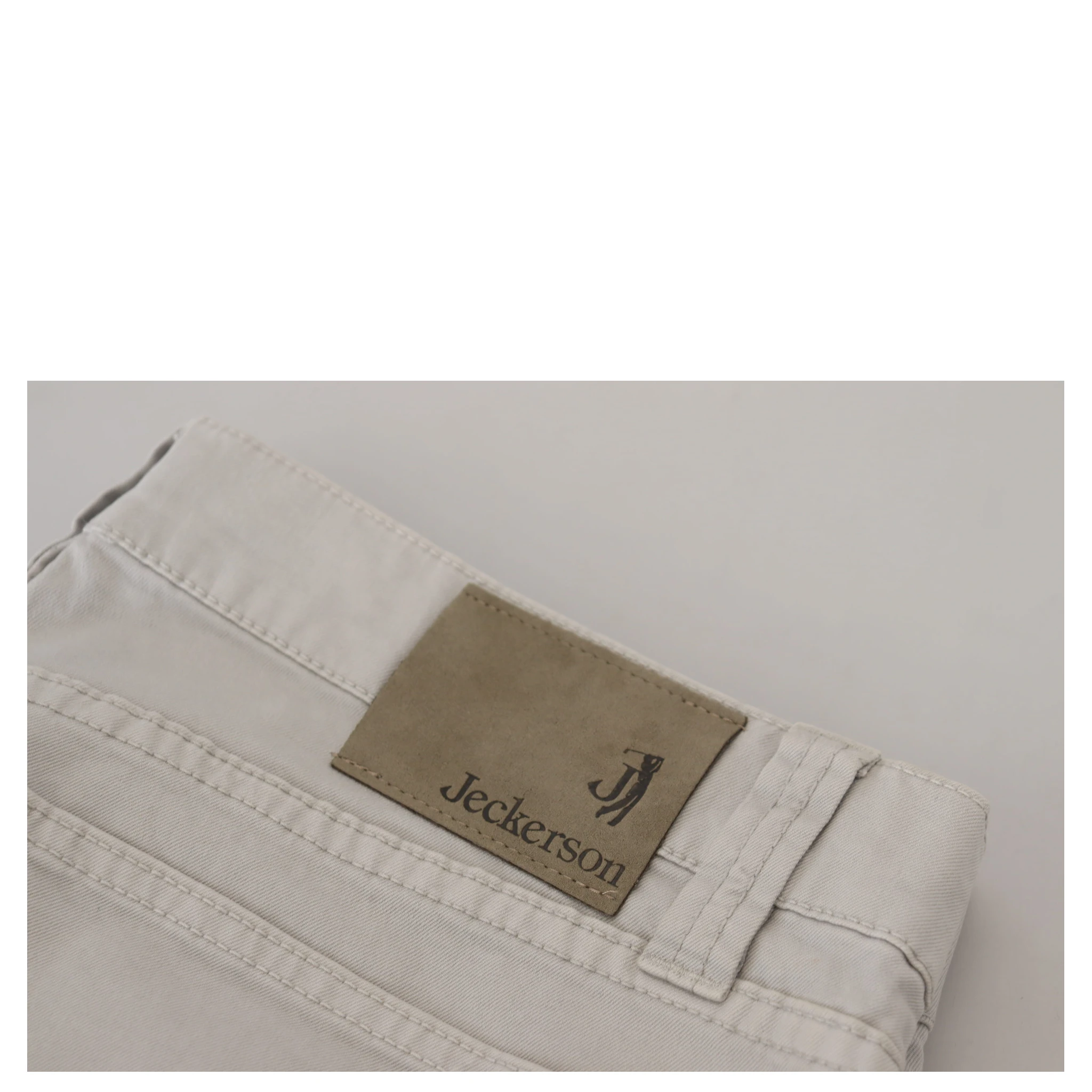 Gray Cotton Tapered Men Casual Pants