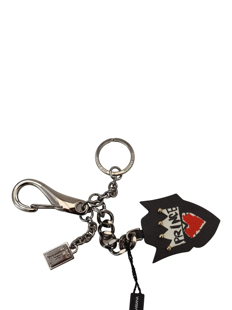Black Prince Studs Logo Silver Brass Keychain alternative