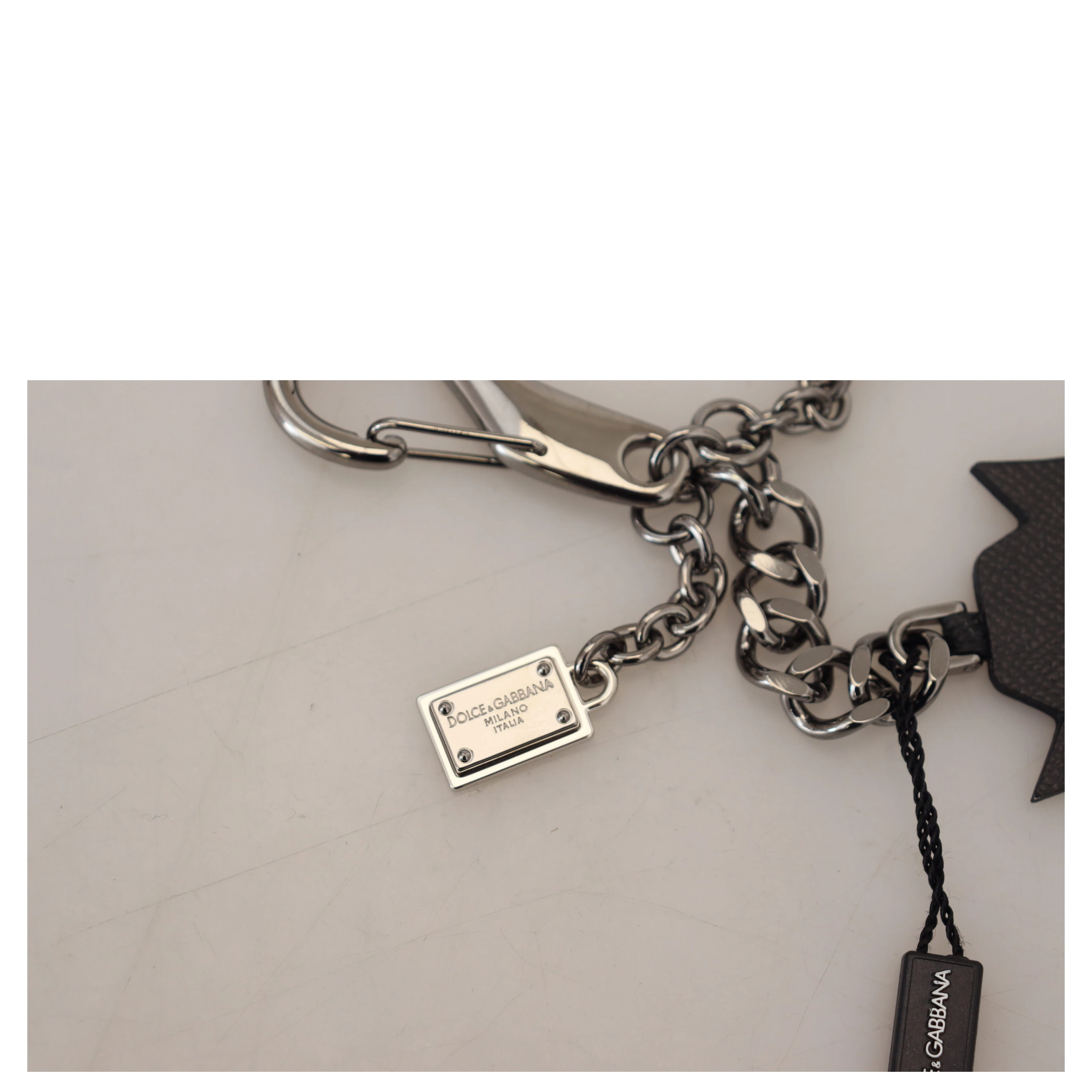 Black Prince Studs Logo Silver Brass Keychain
