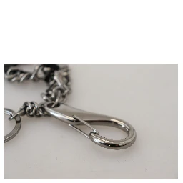 Black Prince Studs Logo Silver Brass Keychain