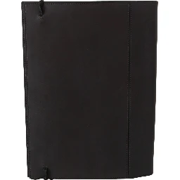 Black Leather Bifold Travel Holder Logo Wallet