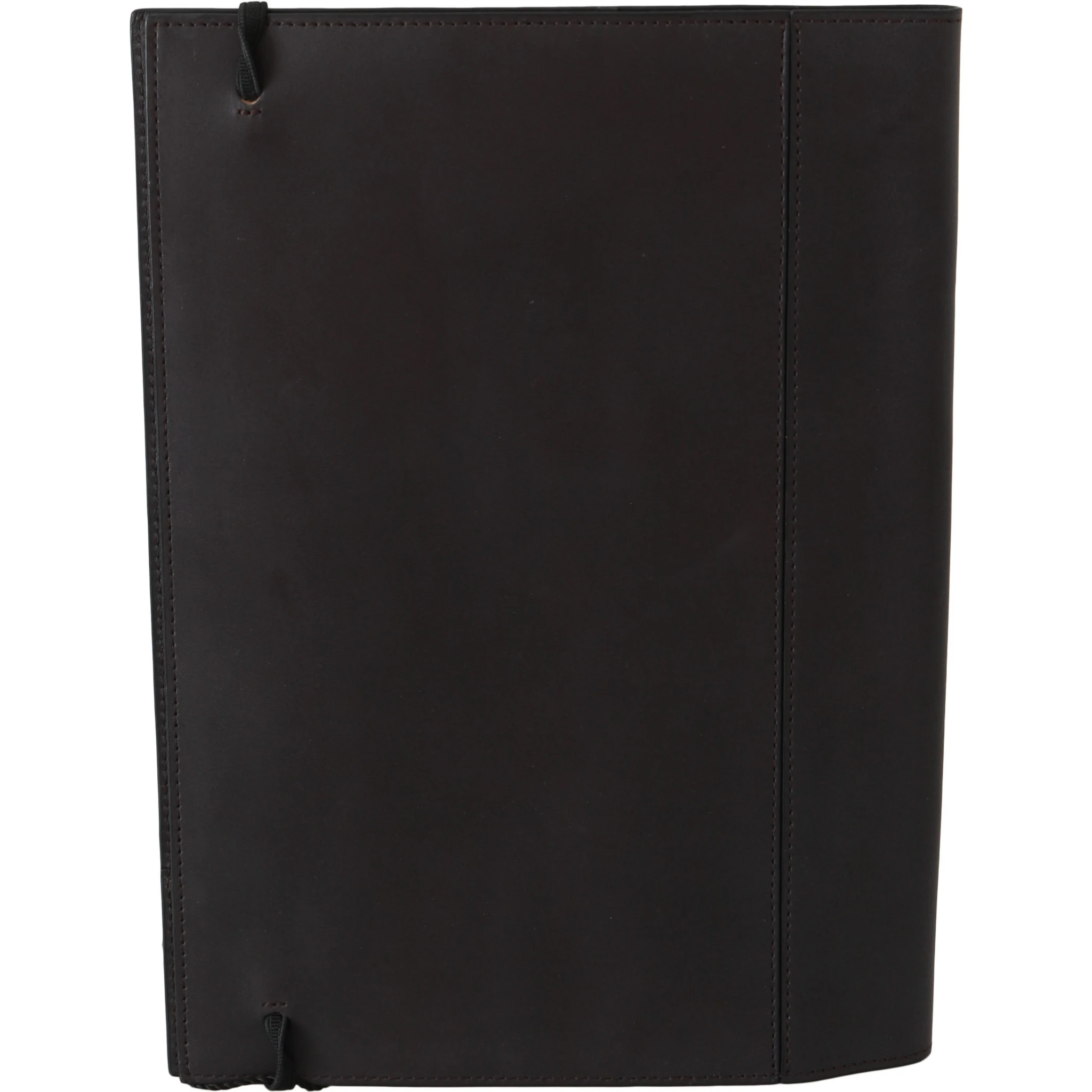 Black Leather Bifold Travel Holder Logo Wallet