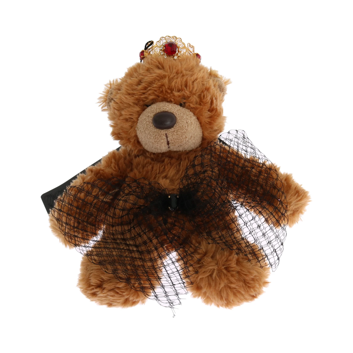 Teddy Bear Gold Crystal  Crown Tiara Diadem Hair Band