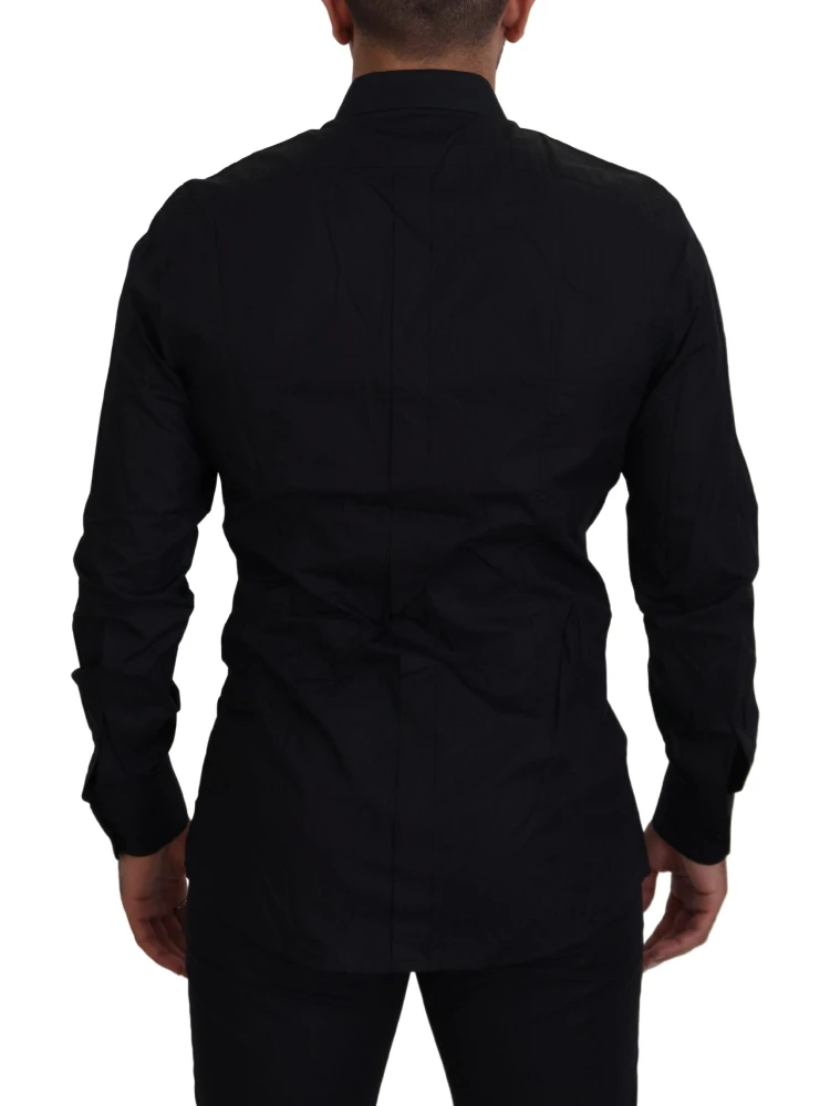 Black Gold Crown Slim Fit Dress Formal Shirt alternative