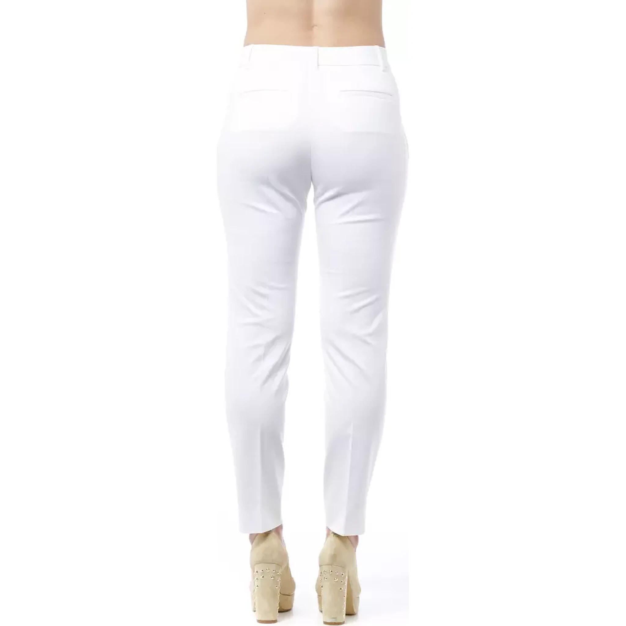 White Cotton Jeans & Pants