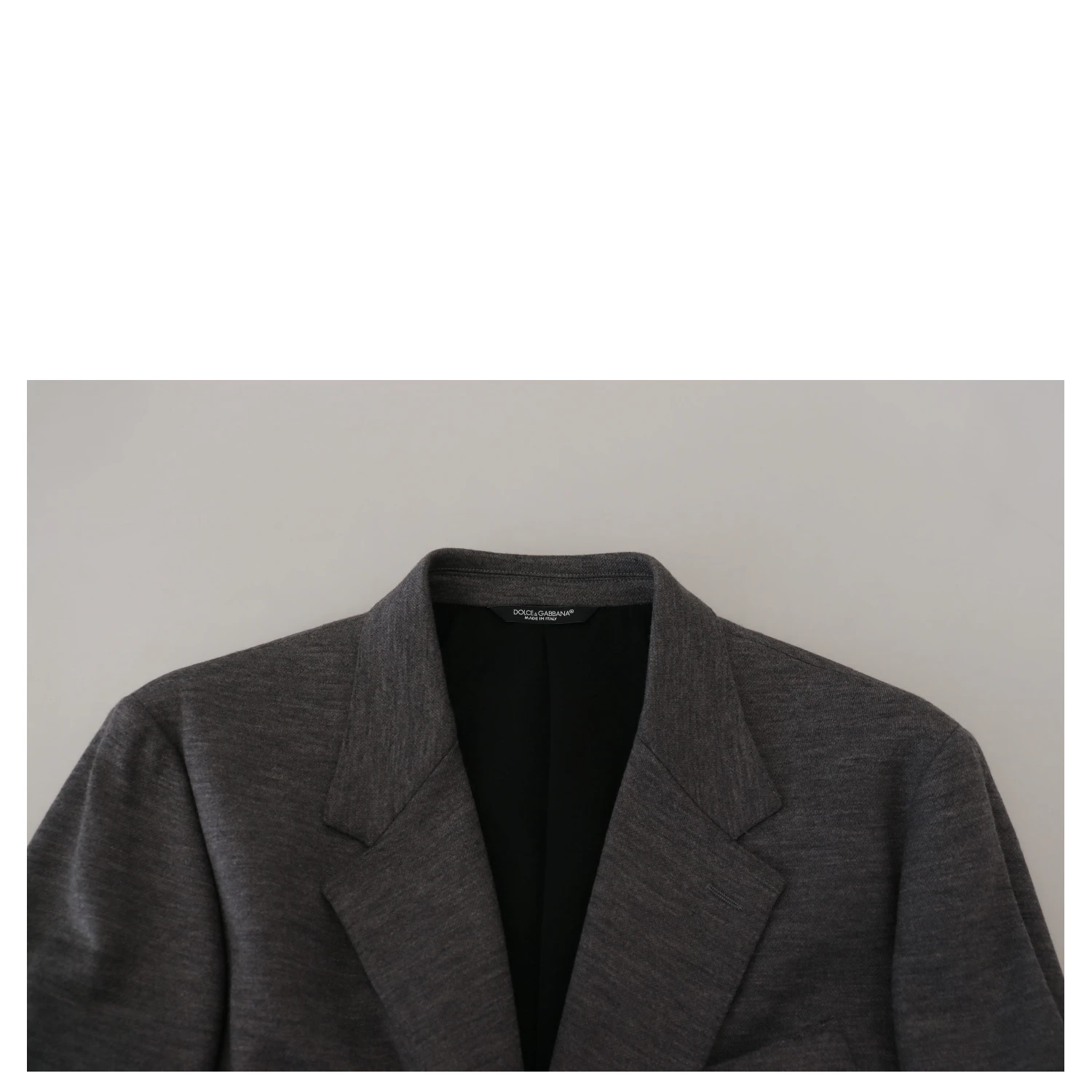 Gray Wool Stretch Slim Fit Jacket Blazer
