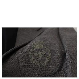 Gray Wool Stretch Slim Fit Jacket Blazer