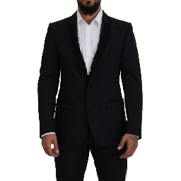 Black MARTINI Slim Fit Jacket Blazer