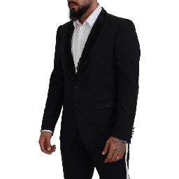 Black MARTINI Slim Fit Jacket Blazer