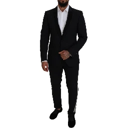 Black MARTINI Slim Fit Jacket Blazer