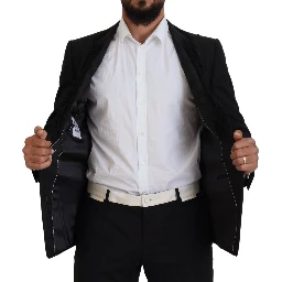 Black MARTINI Slim Fit Jacket Blazer