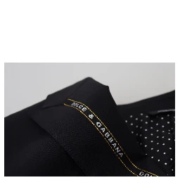Black Wool Stretch Slim Fit Jacket Blazer