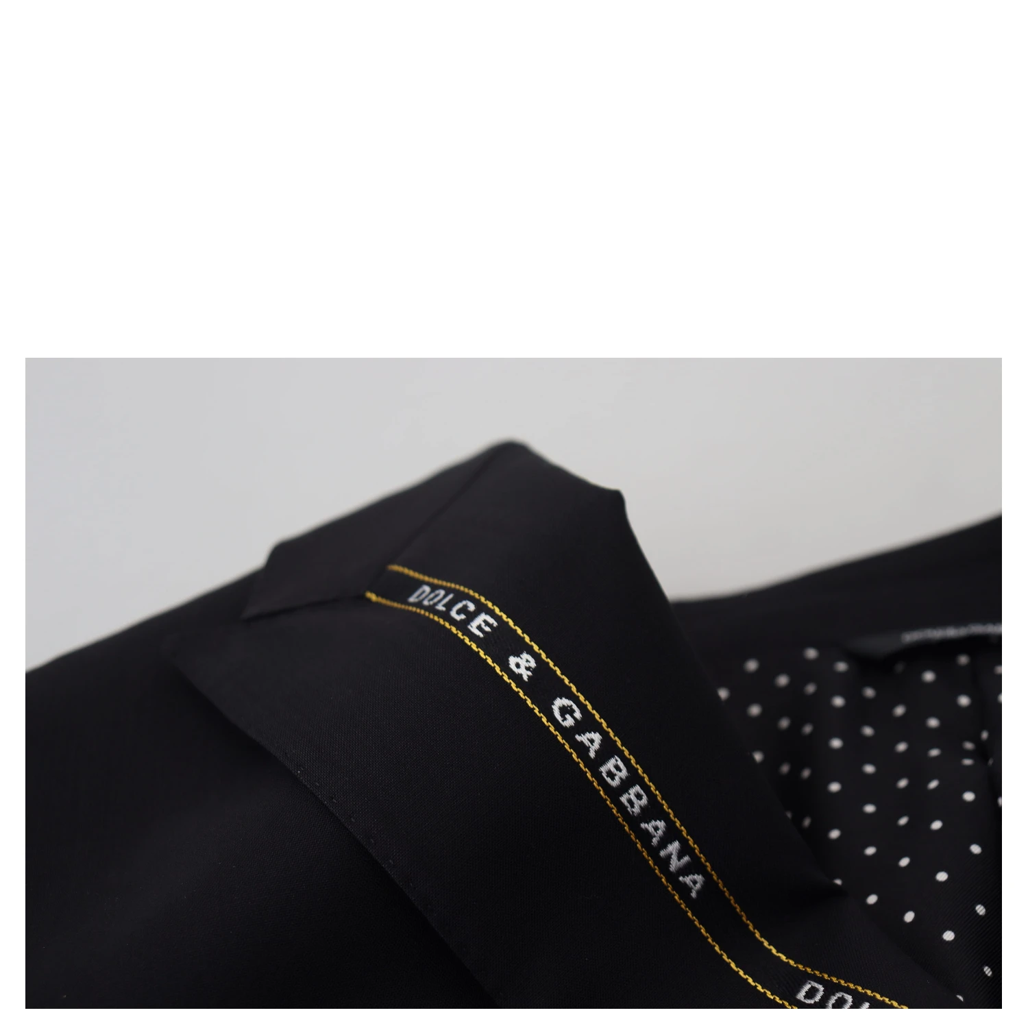 Black Wool Stretch Slim Fit Jacket Blazer