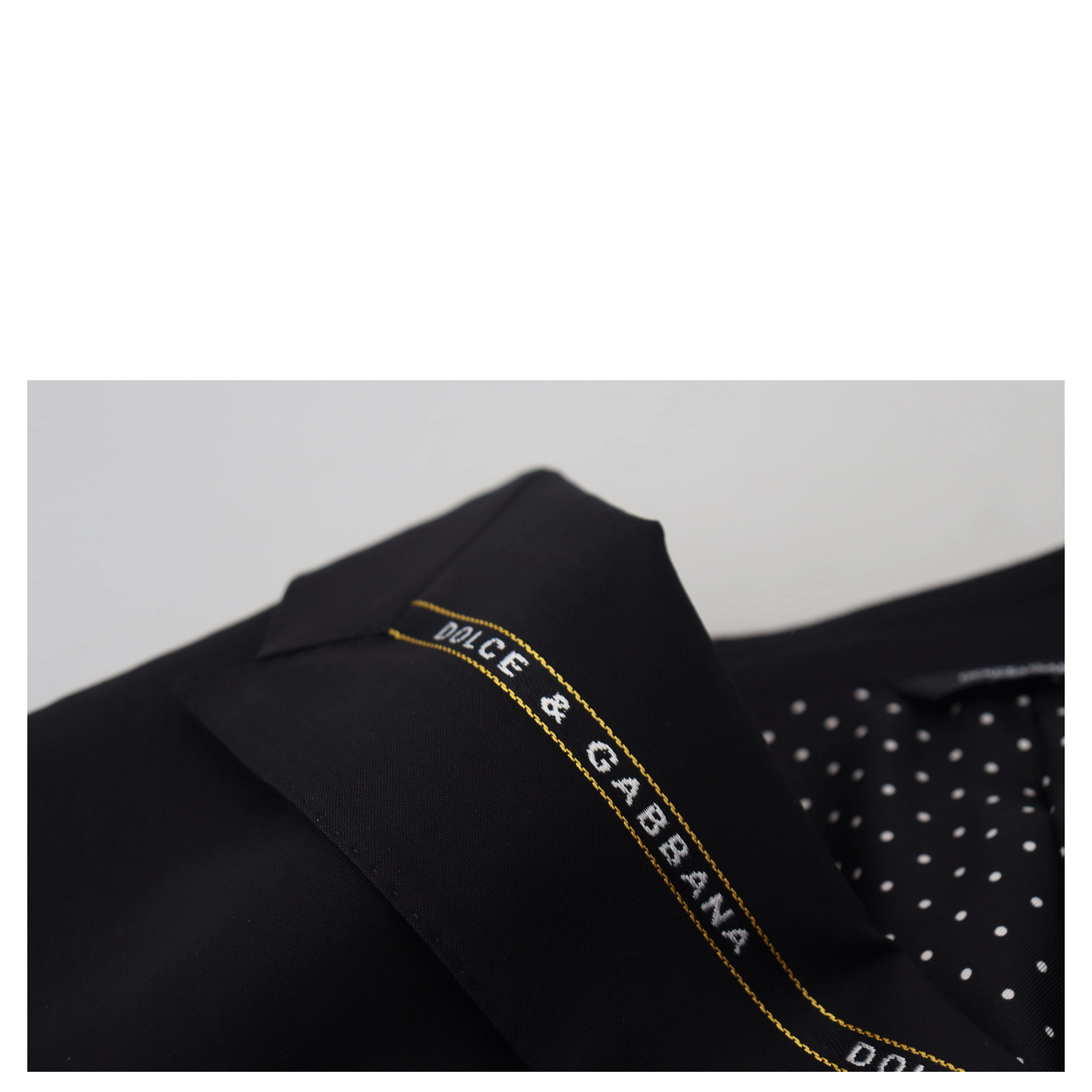 Black Wool Stretch Slim Fit Jacket Blazer
