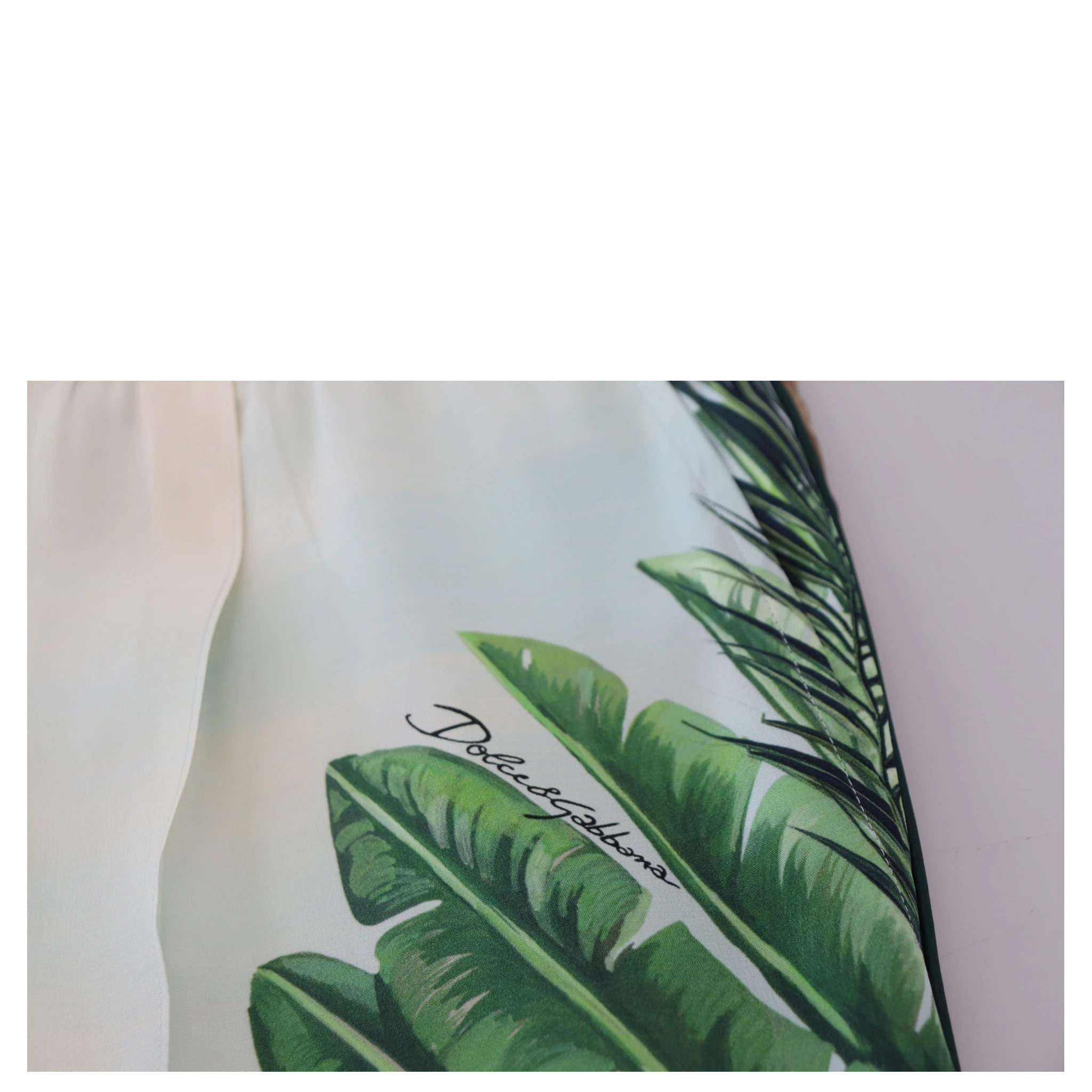 White Floral Printed Men Jogger Pants