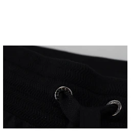 Black DG Print Mens Jogger Pants