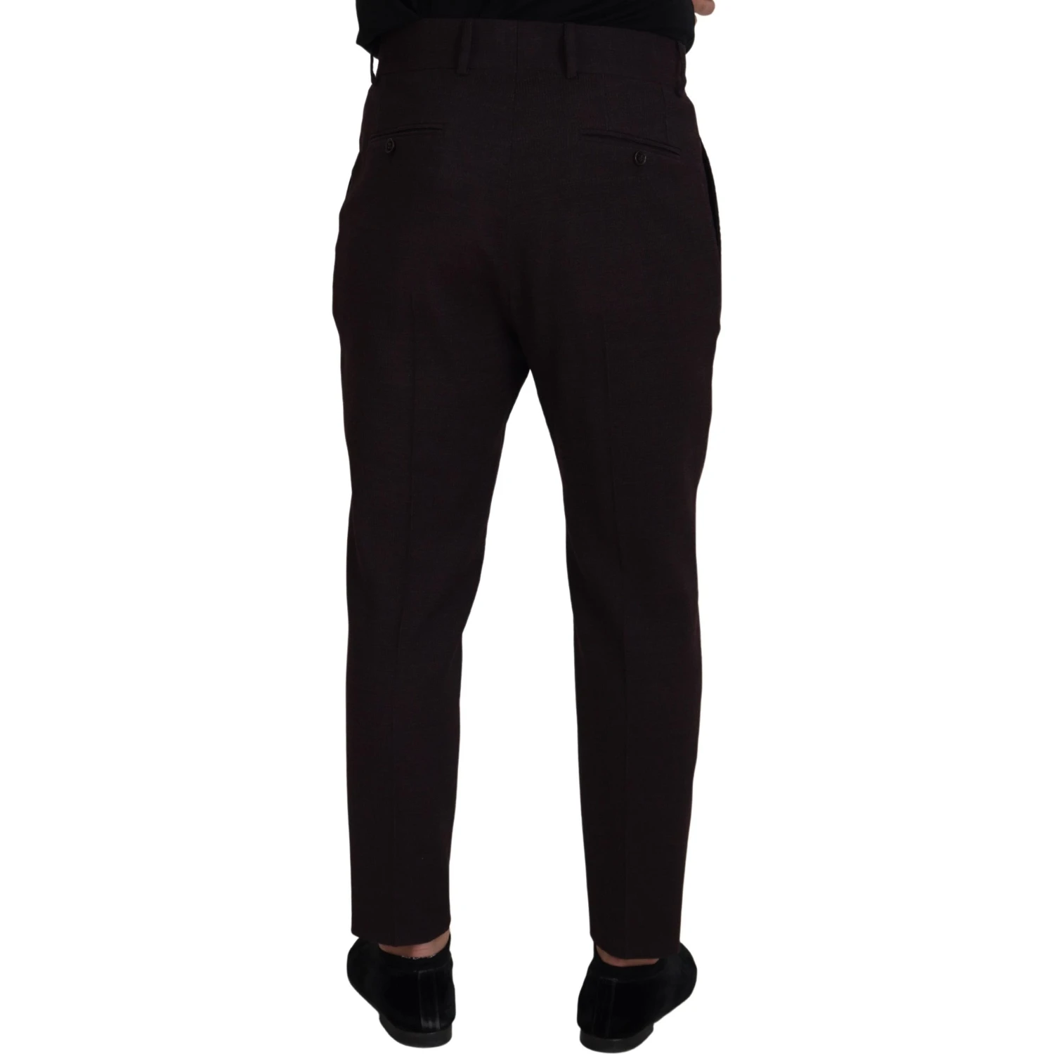 Brown Cotton Chino Men Pants