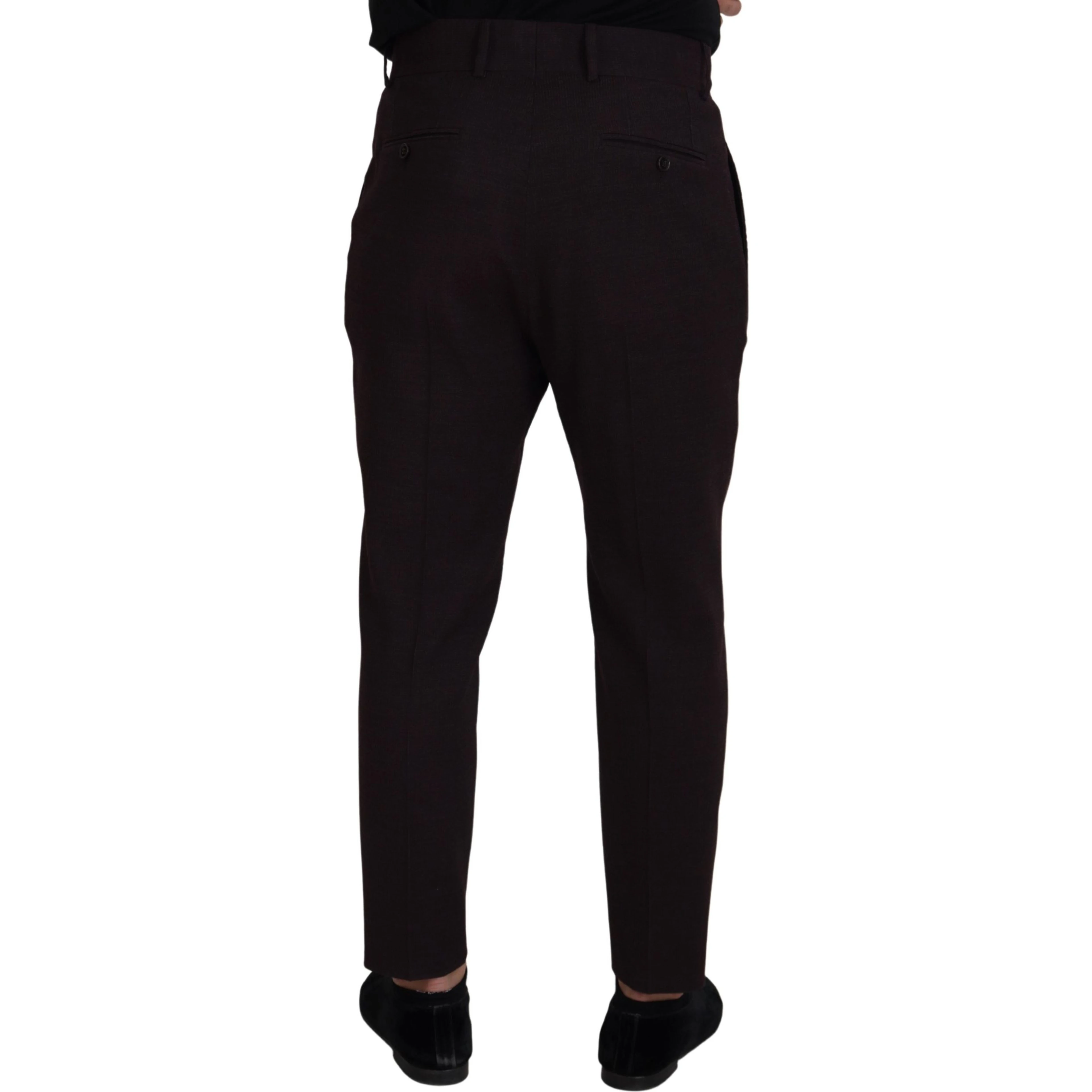 Brown Cotton Chino Men Pants