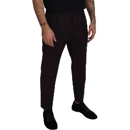 Brown Cotton Chino Men Pants