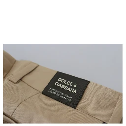 Brown Black Cotton Chino Men Pants