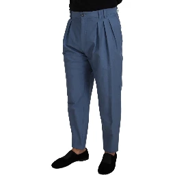 Blue Linen Chino Formal Pants