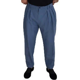 Blue Linen Chino Formal Pants
