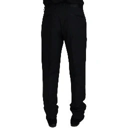 Black Wool Chino Formal Pants
