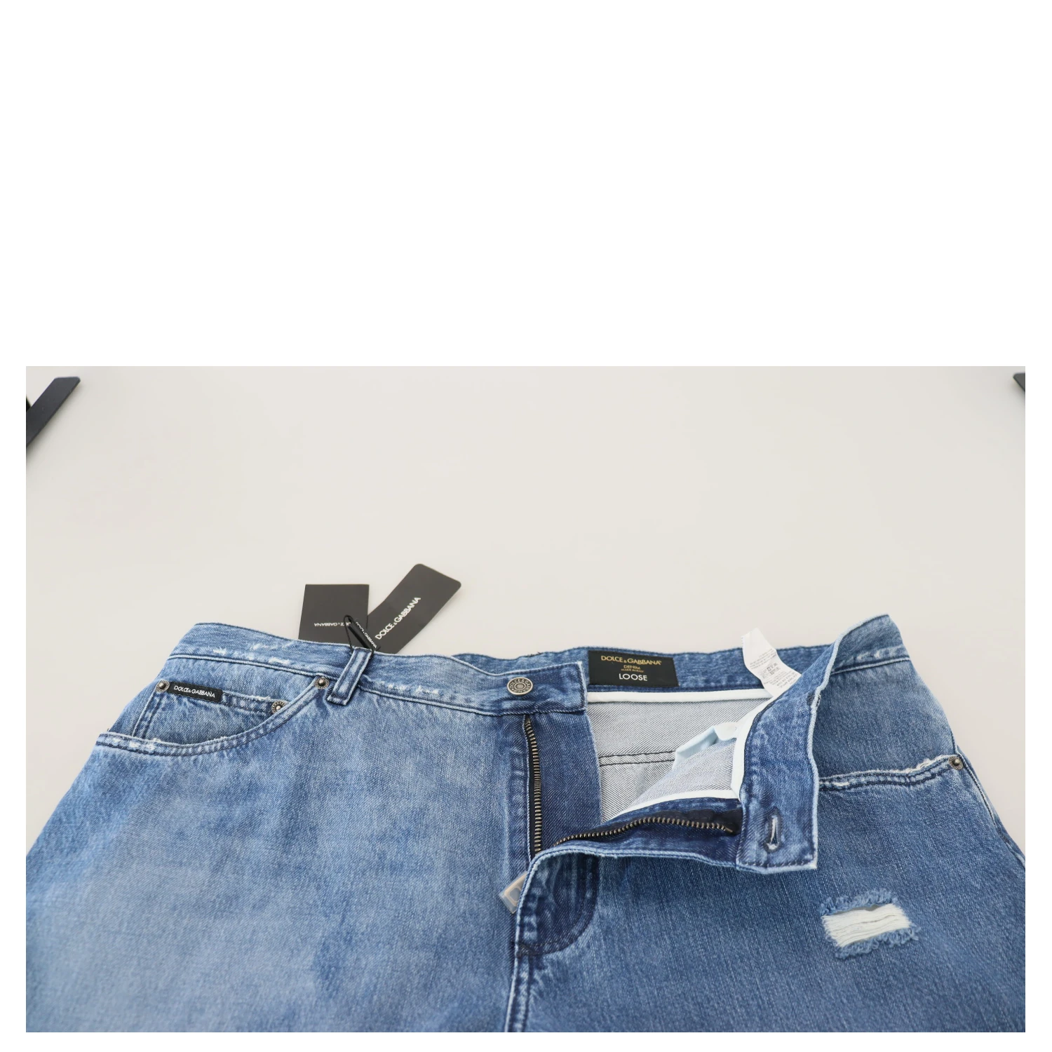 Blue Washed Cotton Casual Denim Jeans